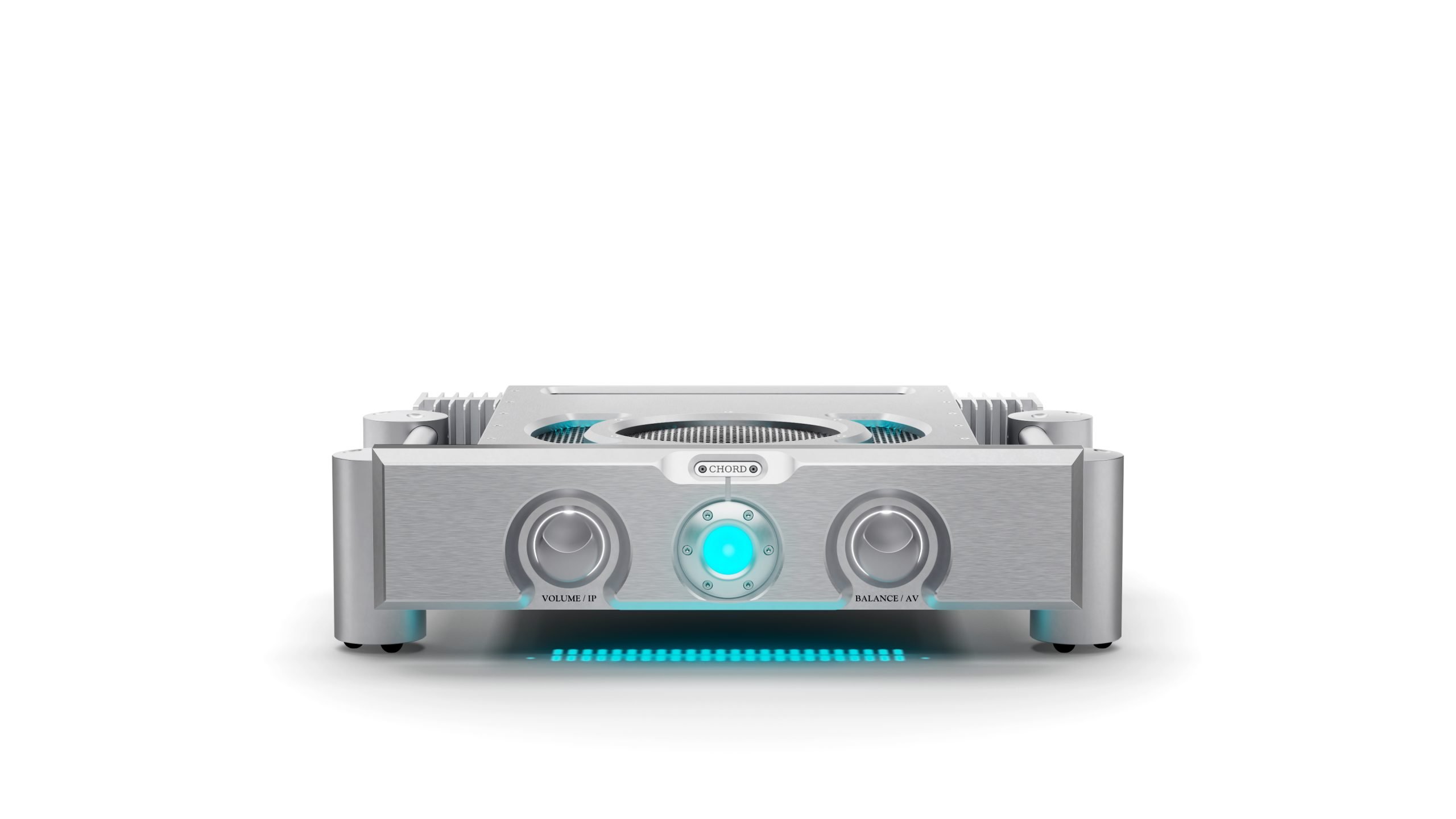 Chord Electronics ULTIMA ИНТЕГРИРОВАННЫЙ усилитель серебристого цвета